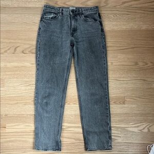 Faherty women's Charcoal Straight Jeans (28)